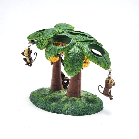 Essential Home Spunky Monkey Toothbrush Holder Novelty Jungle Banana Tree - Picture 3 of 10